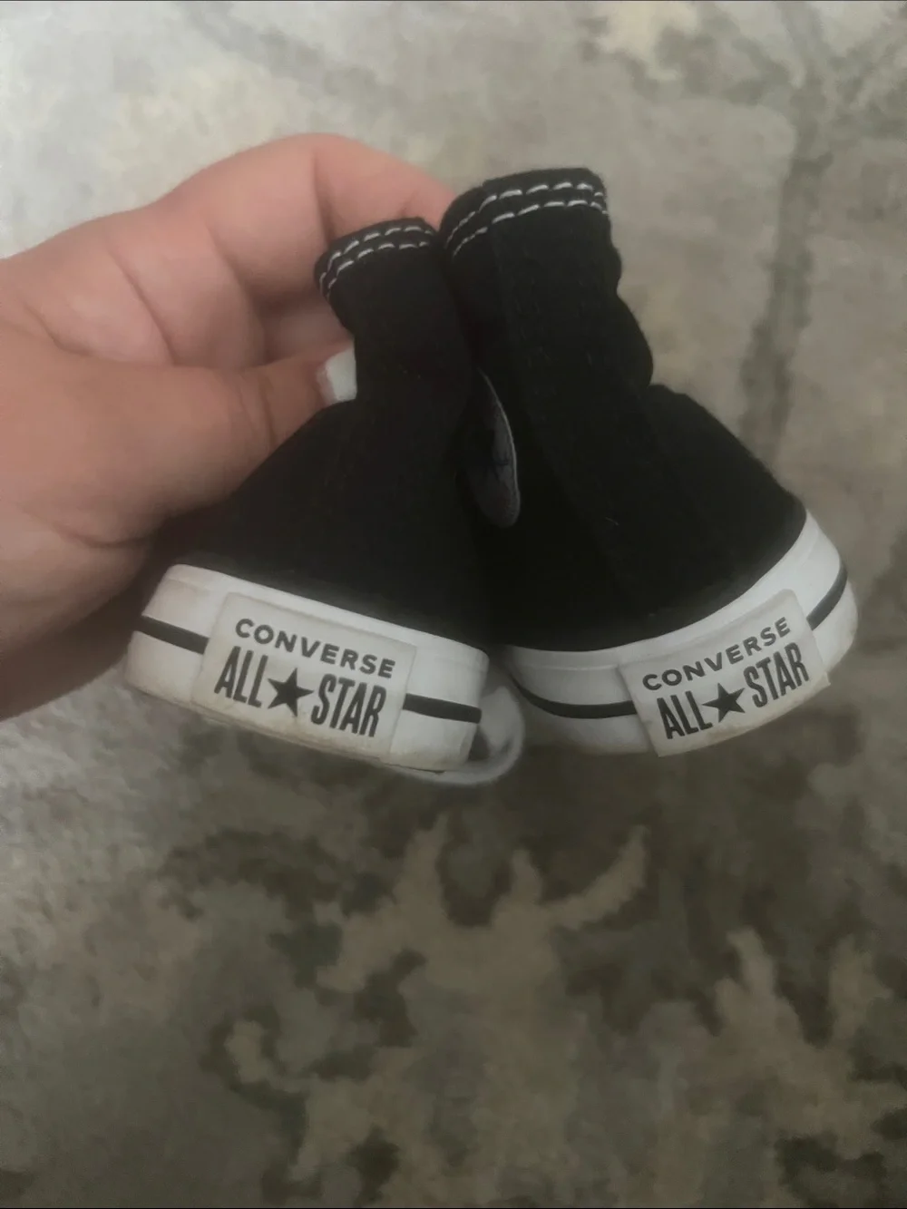 Converse Kids Black & White High-Top Sneakers